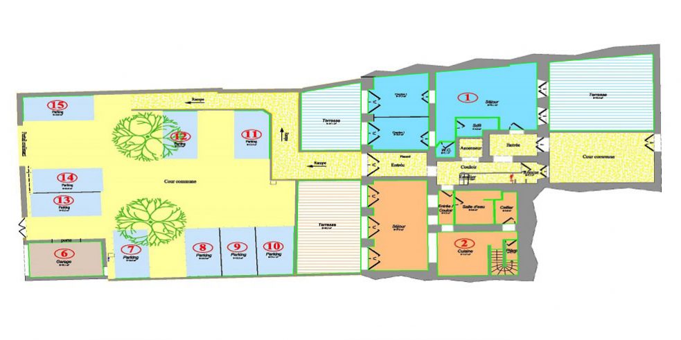 MISE EN COPROPRIETE-PLAN DES LOTS