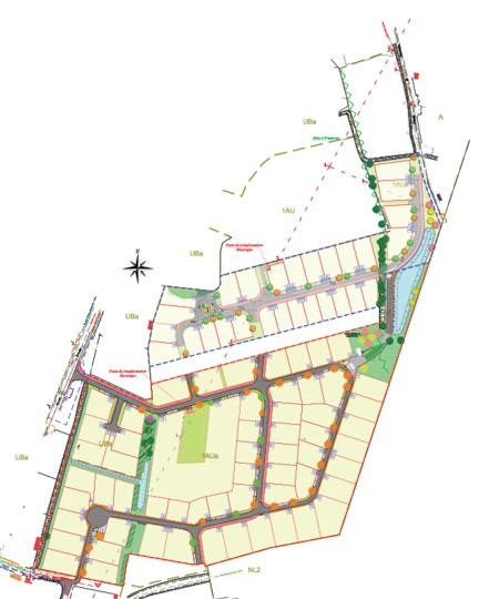 LE FAUGA- AMENAGEMENT LOTISSEMENT-PLAN DE COMPOSITION